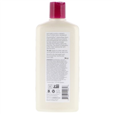 Andalou Naturals, Кондиционер, уход за окрашенными волосами, увлажнение, комплекс 1000 роз, 340 мл (11,5 унций)