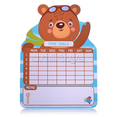 Доска для рисования "Рисуй с медвежонком" в пакете