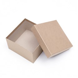 Набор коробок квадратных 10 в 1 крафт,24.5×24.5×11.5 - 6.5×6.5×4 см,