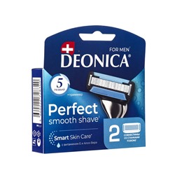 Сменные кассеты DEONICA 5 FOR MEN, 5 лезвий, 2 шт.