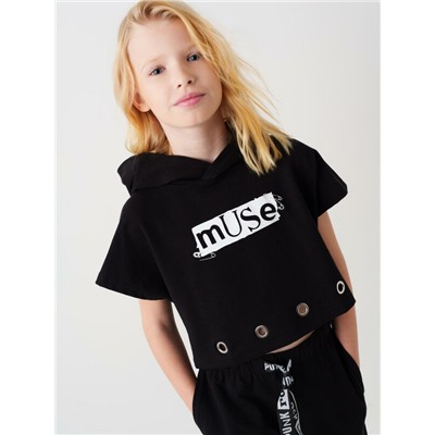 Джемпер трикотажный для девочек (футболка)