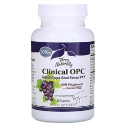 Terry Naturally, Clinical OPC, 300 мг, 60 капсул
