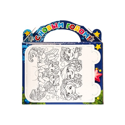 Сладкий новогодний подарок «Весёлые друзья», детский, 1000 г