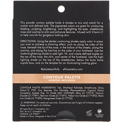 E.L.F., палетка для контурирования, 4 оттенка, 16 г (0,56 унции)