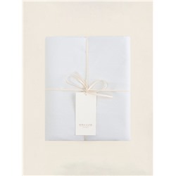 Простыня на резинке 1.5-спальная SL Home Foggy Dew, 140×200+30 см, сатин