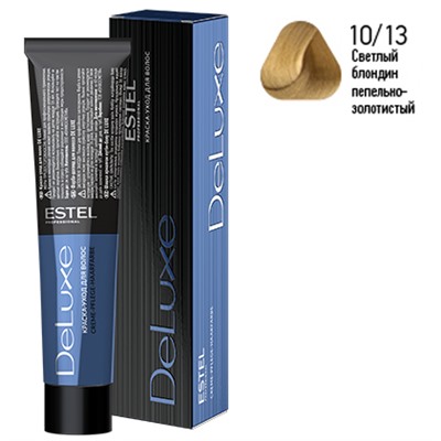 ЭстельDeLuxe Крем-краска для волос 10/13 Светлый блондин пепельно-золотистый 60 мл