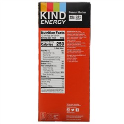 KIND Bars, Energy, Peanut Butter, 12 Bars, 2.1 oz (60 g) Each