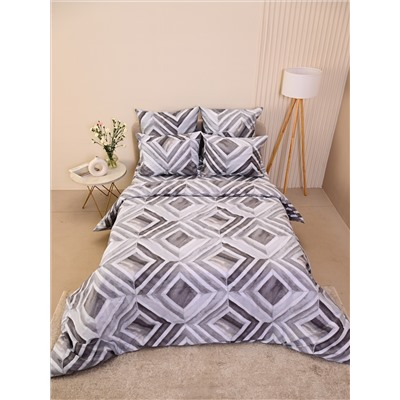 Пододеяльник бязь люкс на молнии - Ромбы