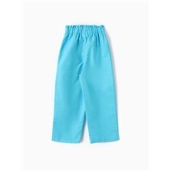 Брюки для девочки, MINAKU, голубые, рост 140 см