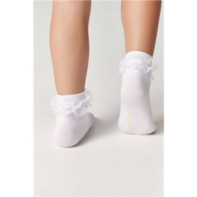 Носки детские Conte-Kids Хлопковые носки TIP-TOP с кружевной лентой