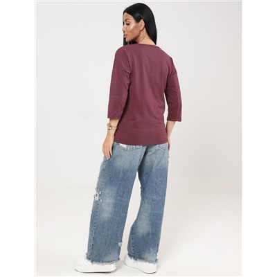 Мимулус - футболка лиловый