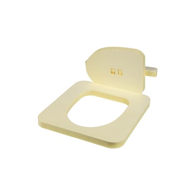 УЦЕНКА Сиденье для уличного туалета, 38×50 см, Эконом, с крышкой, пенополистирол( разноцвет) 10383