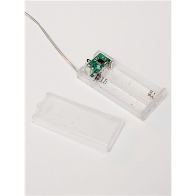 Светодиодная фигура «Мишка» 12×17 см, акрил, 20 LED, батарейки ААх2 (не в комплекте), свечение белое