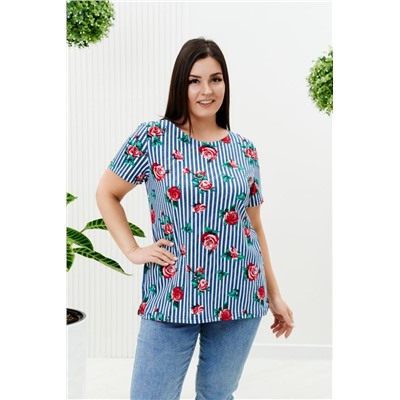 Футболка 9066 (Розы)