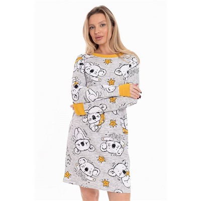 Сорочка с длинным рукавом начес М325413сж