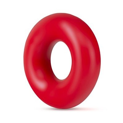 Набор из 2 красных эрекционных колец DONUT RINGS OVERSIZED