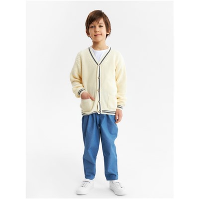 Кардиган детский KAFTAN, размер 30 (98-104 см), молочный