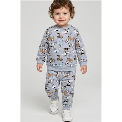 Комплект детский трикотажный для мальчиков: толстовка, брюки PLAYTODAY, 1240167
