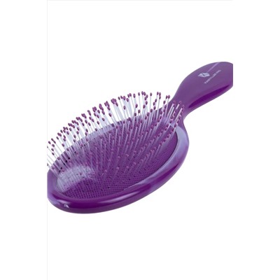 Kristaller Расчёска массажная для волос / 2190S, пластик, 22 см, фиолетовый KRISTALLER, 1133493