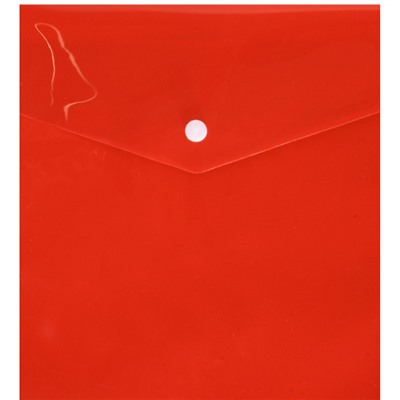 Папка с кнопкой  А4 150мкм непрозр. красный NK8015R inФОРМАТ