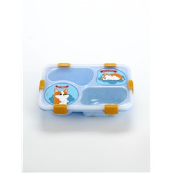 Ланч - бокс с 4 секциями «Корги», 23×17×5.5 см