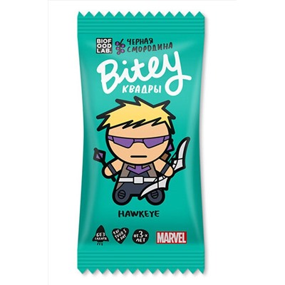 Батончик Bitey Квадры Чёрная смородина фруктово-овсяный 30г ЭКОПРОДУКТЫ, 1187681