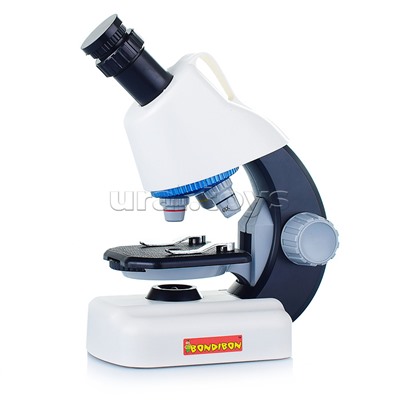 Французские опыты. Науки с Буки "Микроскоп" (увеличение 100X,400X,1200X) с набором аксессуаров