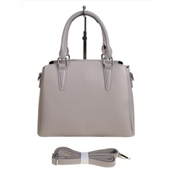 Женская сумка из искусственной кожи, цвет светло серый