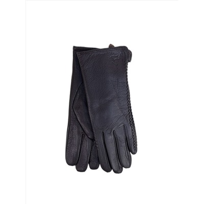 Женские перчатки из натуральной кожи, цвет шоколад