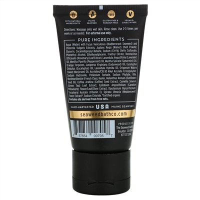 The Seaweed Bath Co., Awaken Exfoliating Detox Body Scrub, Rosemary & Mint, 1.5 fl oz (44 ml)