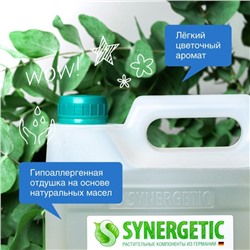 Средство моющее Synergetic, для окон и зеркал, 5 л