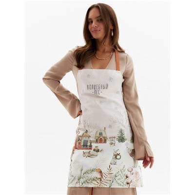 Фартук Этель «Звери в городе» 60×70 см, 100% хлопок, саржа 190 г/м²