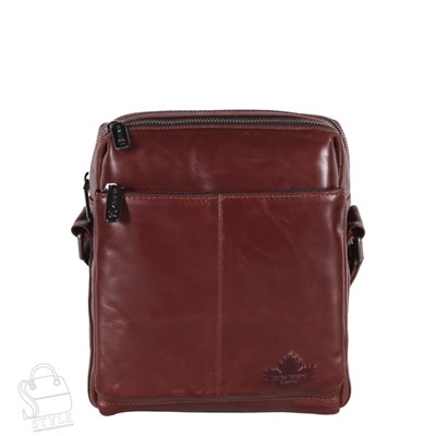 Сумка мужская кожаная 6882-2Z brown Zinimsk