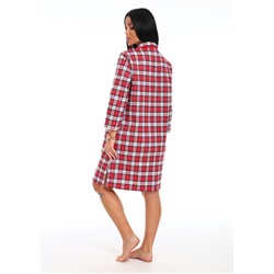 Халат фланель "Модница клетка"