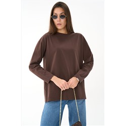 Лонгслив Эшли (шоколадный)