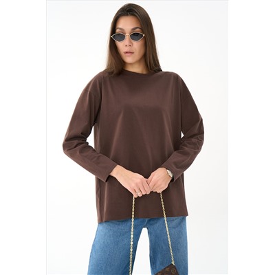 Лонгслив Эшли (шоколадный)