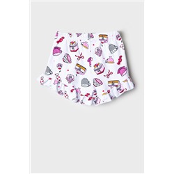 Комплект трикотажный для девочек: джемпер (футболка), шорты PLAYTODAY, 1239768