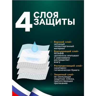 Пеленки впитывающие «ПИЖОН» для животных целлюлозные, 60×90 см (в наборе 30 шт.)