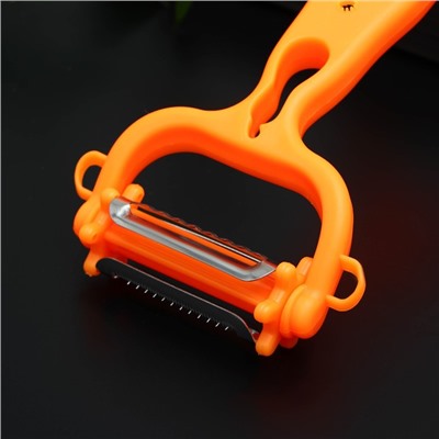 Овощечистка универсальная 6 в 1 Доляна, 20×10 см, МИКС