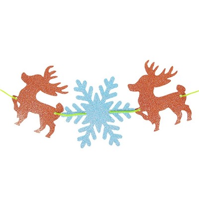 Гирлянда бумажная «Новогодняя», 2.5 метра