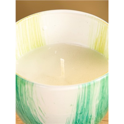 УЦЕНКА Свеча ароматическая в стеклянном подсвечнике, 85 г, чёрный бергамот