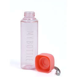 Бутылка для воды My bottle, 450 мл, 20×5.5 см, розовая