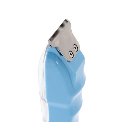 Машинка для стрижки LTRI-14, 4 насадки, 1,5/2/3/4 мм, USB, голубая