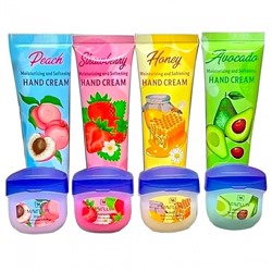 Подарочный набор кремов для рук и бальзамов для губ Queen Highness 8 в 1