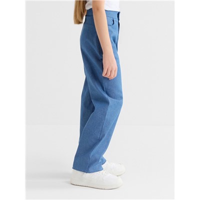 Джинсы для девочки MINAKU: Jeans collection, голубые, рост 116 см