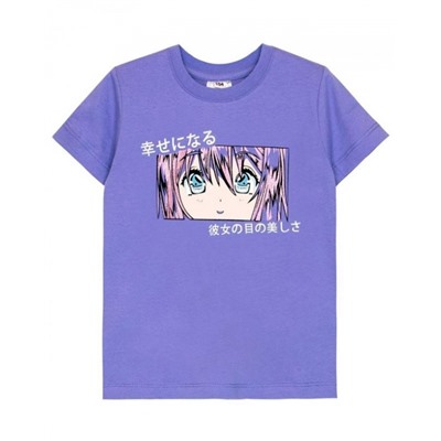 Футболка для девочки 51324 (Лавандовый)