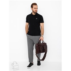 Портфель мужской кожаный 0993Z coffee Zinimsk в Новосибирске