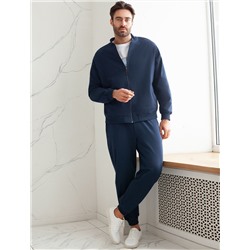 Бомбер из тонкого премиального футера с эластаном