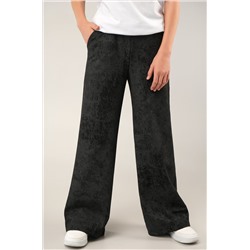 Брюки палаццо из футера для девочки Happyfox