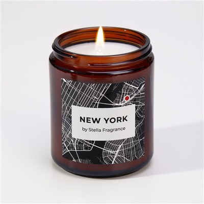 Ароматическая свеча в банке New York, кедр, мята, 250 г